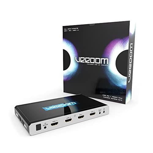 HDFury VRROOM 8K device designed for high-definition video processing and enhanced viewing experiences