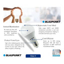 Blaupunkt - Classic A60 LED Bulb, E27 Base, 12W, 4000K Natural White, 1260 Lumen