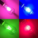 Hntoolight - LED Edison Filament Bulb 4W ST64 Retro Nipple E27, Warm White