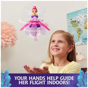 Crystal Flyers - Magical Flying Toy Doll with Crystal Wings, Interactive Fun for Kids