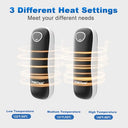 Pemotech - 10000 mAh Rechargeable Hand Warmers, 60°C Heat, 2 Pack, Portable