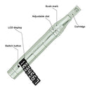 Tbphp - M1 Electric Derma Beauty Pen Kit with 12 Replacement Cartridges, Silver