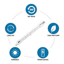 JCRNBU R7S 118mm 150W Dimmable Halogen Light Bulbs, 5 Pack - Long Lifespan, Double Ended Base for Security, Work, Landscape Lighting & Floor Lamps