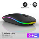 JjoiaS - Bluetooth 5.2 Wireless Mouse, Silent, Lightweight, USB Rechargeable