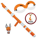 Miraculous - Rena Rouge Dress Up Set with Mask, Flute, Baton & Trixx