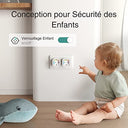 Ghome Smart Wifi Plug - Works With Alexa & Google Home - Space-saving Design