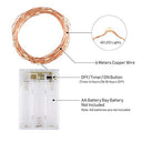 Vivibel - Pack of 4 Waterproof 60 LED Fairy Lights, Warm White, Battery Operated