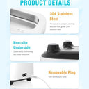 Gisaae - 48kHz Ultrasonic Jewelry Cleaner with 2 Modes, 12oz Capacity