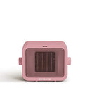 Create - Portable Ceramic Heater in Pastel Pink, 1500W with Thermostat, Dual Power Modes, Overheat Protection