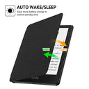 Ayotu - Durable Smart Cover for 6.8" Kindle Paperwhite, Auto Sleep/Wake, Black
