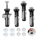 POXIAOER Toilet Seat Fittings with stainless steel screws and gaskets