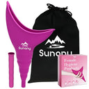 Sunany Reusable Silicone Female Urinal for Women - Travel Essential