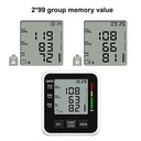Nwouiiay - Professional Blood Pressure Monitor with Arrhythmia Detection, 2-User Memory, Automatic Voltage