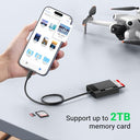 UGREEN - 4-in-1 USB C SD Card Reader for SD, Micro SD, MS, CF Compatibility