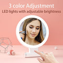 BaoznuH - Lighted Vanity Mirror with 3 Color Settings, 10X/1X Magnification