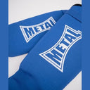 Metal Boxe - Foam Feet Blue Boxing Gloves for Martial Arts & Combat Sports