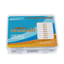 Aukenien - 1250pcs Carbon Film Resistor Kit, 25 Values, 1/2W, 5% Tolerance