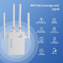 Jicicuxi - Dual Band 1200 Mbps WIFI Extender with 4 Antennas & Ethernet Port
