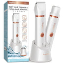 Kaphio Bikini Trimmer & Shaver - 2-in-1 Waterproof Grooming Tool
