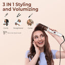 Umiga - 38mm Thermal Brush 120-200°C, 3-in-1 for Volume & Curls, Travel-Friendly
