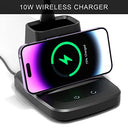 Vicsoon - LED Desk Lamp with Wireless Charger, Dimmable Light, 3 Color Modes