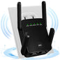 1200 Mbps Dual Band WiFi Extender Booster - GOOPOOL WLAN Repeater 2.4 & 5.8 GHz with WPS, 4 External 2dBi Antennas