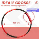 Kiana Sports - Adult Hula Hoop with Bag & Exercise Plan, 1.2 kg, Sturdy Design