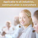 Generic - Mini 3.5mm Head Mounted Wired Microphone for Voice Amplifiers, Lightweight, High-Quality Condenser Mic, Compatible with Various Devices