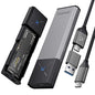 iDsonix - M.2 NVMe & SATA SSD Enclosure Adapter, Tool-Free, USB 3.2 Gen 2