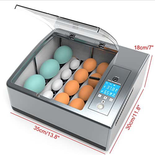 FarmTech - 16-Egg Incubator With Lcd Display & Automatic Egg Rotation