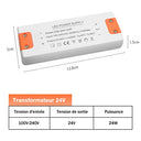 Zakvop - 24V LED Driver 24W 1A Transformer, Compact Power Supply for G4 GU5.3 MR11 MR16