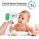 Hetaida - Non-Contact Infrared Forehead Thermometer for All Ages, Instant Readings, Fever Alarm