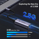 UGREEN - 2.5G USB C to Ethernet Adapter, Aluminum, Thunderbolt 4/3 Compatible