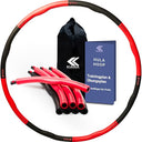 Kiana Sports Adult Hula Hoop with Bag & Exercise Plan