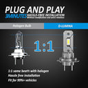 D-Lumina - H7 LED Canbus Bulb 100W 16000LM, 6500K, Waterproof IP68, Plug and Play