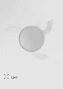 CREATE WIND CLEAR STUDIO S Ceiling Fan with White Light and Remote