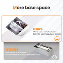 Lureshine - Pack of 2 Modern 12W Acrylic LED Wall Lights, Warm White 3000K