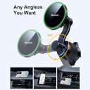 Rorhxia - 15W Qi2 MagSafe Car Mount Charger, Magnetic Holder, No Vent Blockage