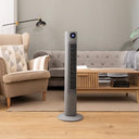 Cecotec - EnergySilence 800 Skyline Smart Pedestal Fan, 60W, Remote Control, 3 Speeds, 12-Hour Timer