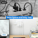 Kinglink - 8 in 1 Wall Cube with 4 AC Outlets, 2 USB, Surge Protection