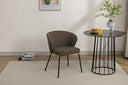 Luxury Velvet Dining Chairs Set of 2 with Swivel and Metal Legs