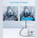 Anker - 25 ft 4K@60Hz HDMI Cable, 18 Gbps Ultra High-Speed, Durable Design