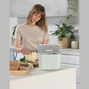 Curver - 5L Compost Bin with Wall Bracket, 100% Recycled, Space-Saving Design