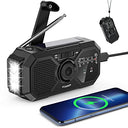 HuiJuKeJi Crank Solar Radio with LED Torch for Emergencies