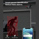 Wansview - 2K Wireless WiFi Surveillance Camera with Solar Panel & Night Vision
