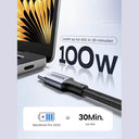 UGREEN - 100W USB C to USB C Cable, 5A Fast Charging, PD 3.0, 2-Pack