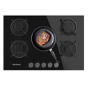 Cecotec Bolero Squad G 5200S Glass Black Hob With 5 Burners for Versatile Cooking
