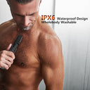 Maxgroom - Waterproof Body Hair Trimmer with LED Display & Travel Lock