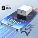 Ranengar 25W Fast Charger & Cable For Iphone 14/13/12 - Fast Charging