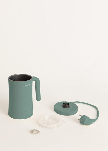 CREATE Milk Frother / Electric Milk Frother, Sage Green